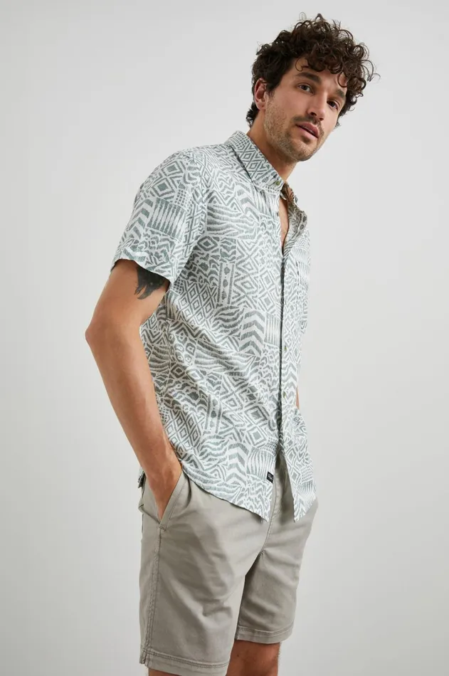 Shirts Men Rails Carson Shirt Bambu Block Kalamata