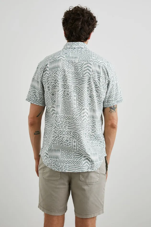 Shirts Men Rails Carson Shirt Bambu Block Kalamata