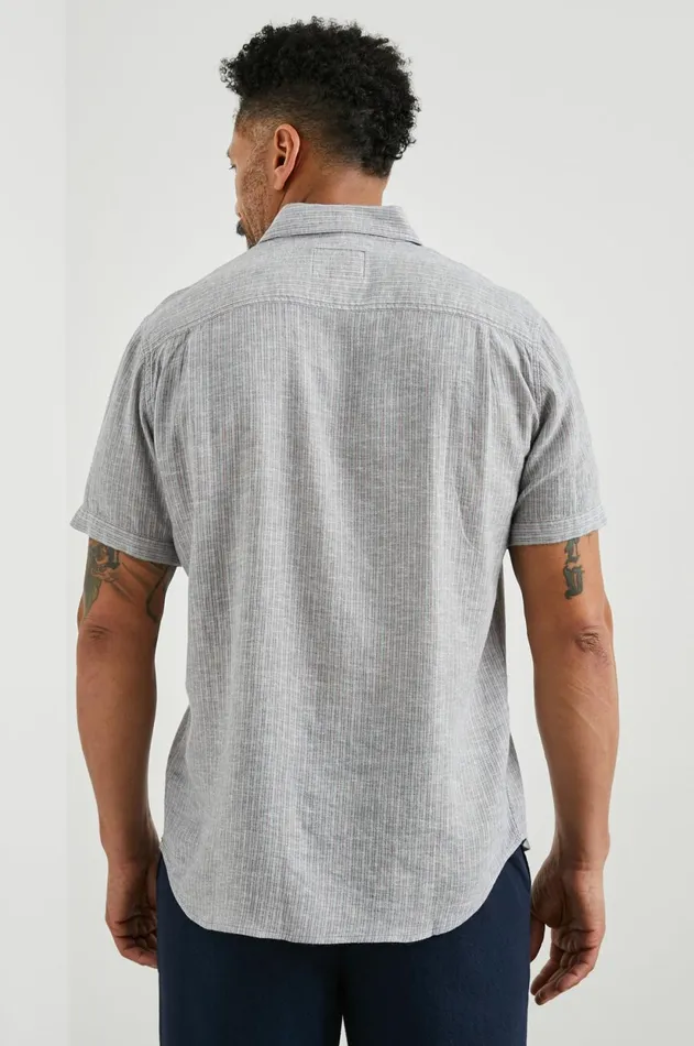 Shirts Men Rails Carson Shirt Chambray Red Stripe