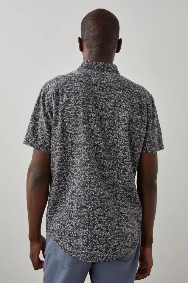 Shirts Men Rails Carson Shirt Crop Circle Black White