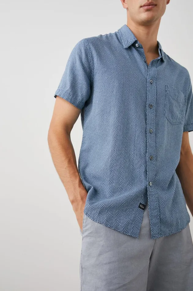 Shirts Men Rails Carson Shirt Eventide Deep Sea