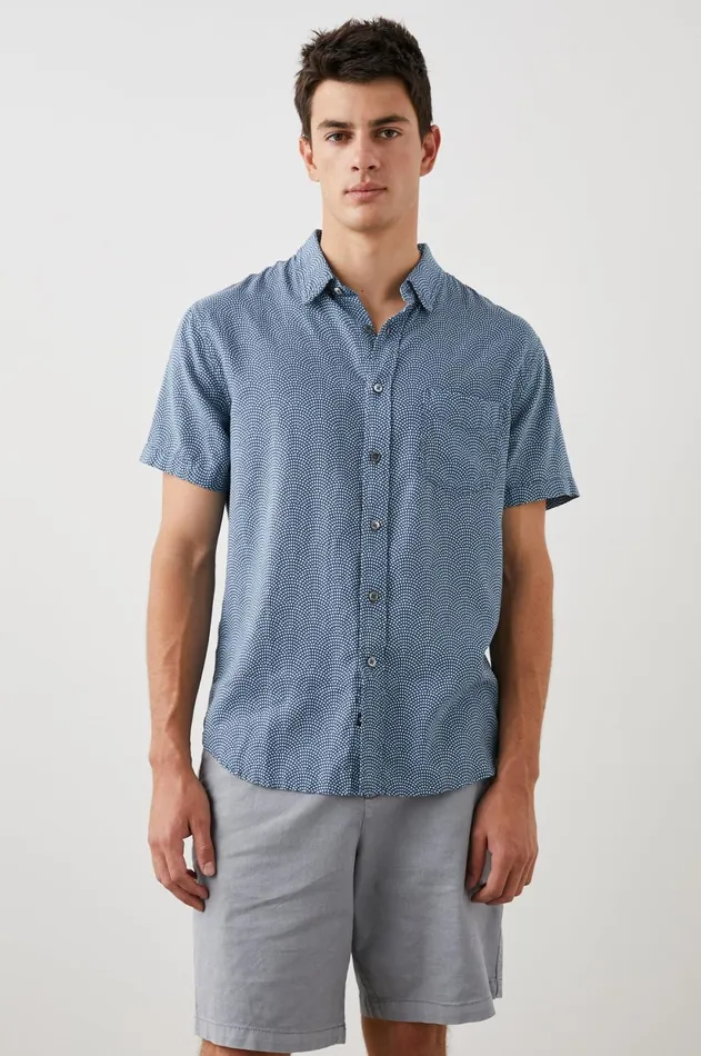 Shirts Men Rails Carson Shirt Eventide Deep Sea