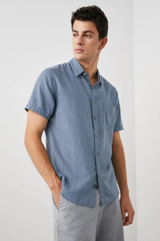 Shirts Men Rails Carson Shirt Eventide Deep Sea