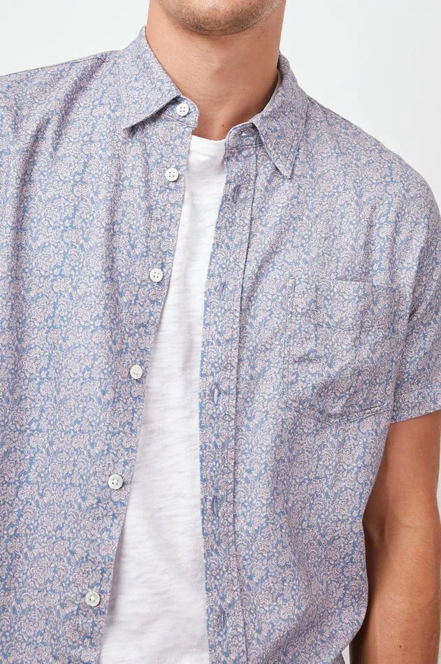 Shirts Men Rails Carson Shirt Flora Bloom Peach