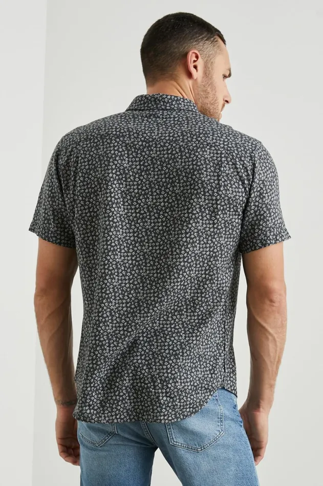 Shirts Men Rails Carson Shirt Flower Cart Onyx