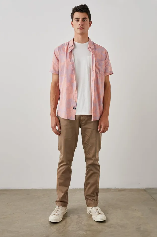 Shirts Men Rails Carson Shirt Garden Sands Flamingo