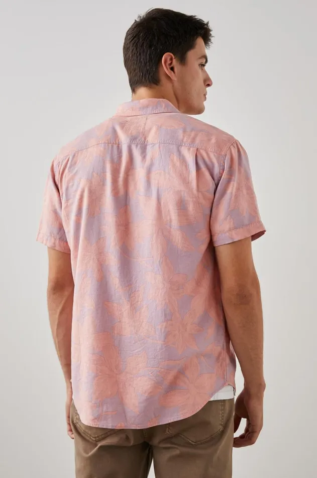 Shirts Men Rails Carson Shirt Garden Sands Flamingo