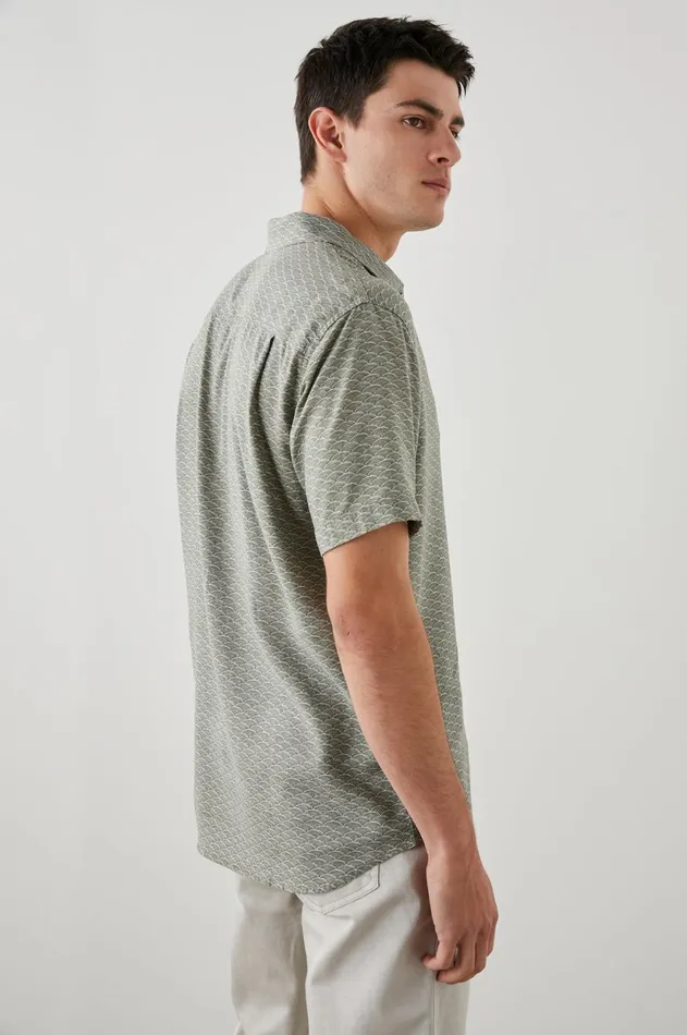 Shirts Men Rails Carson Shirt Hama Wave Olive