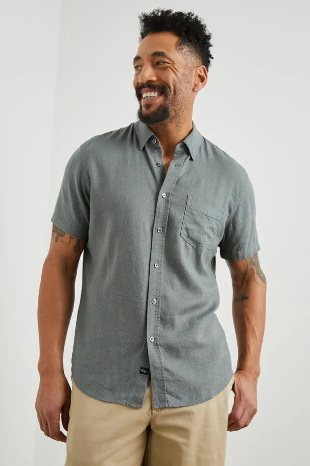Shirts Men Rails Carson Shirt Ivy Calico Cerulean