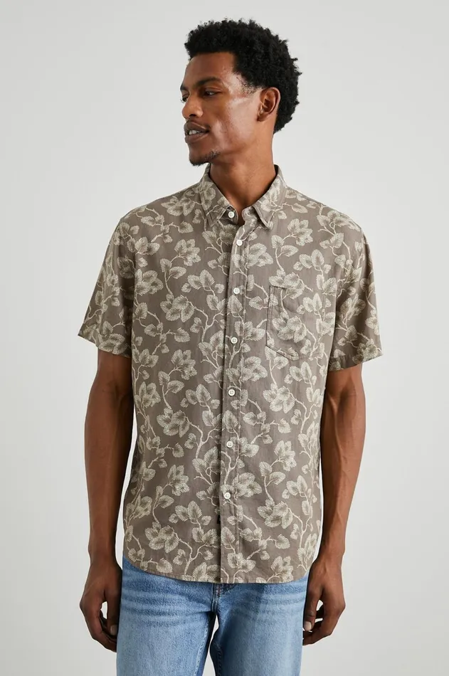Shirts Men Rails Carson Shirt Japanese Maple Faded Saddle