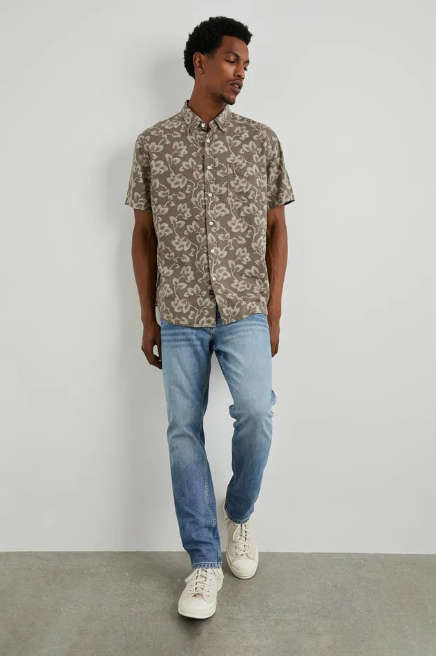 Shirts Men Rails Carson Shirt Japanese Maple Faded Saddle