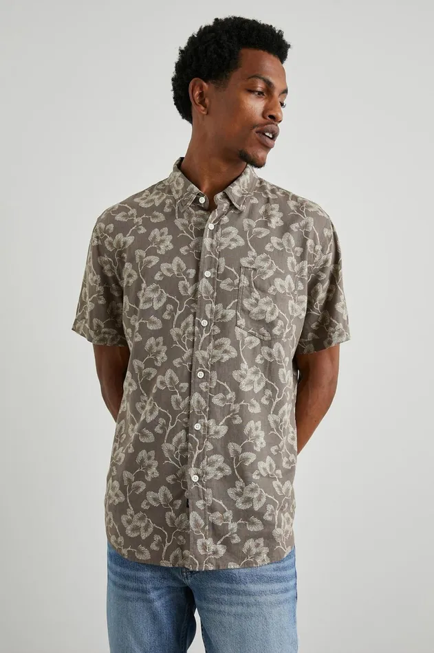 Shirts Men Rails Carson Shirt Japanese Maple Faded Saddle