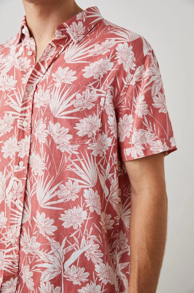 Shirts Men Rails Carson Shirt Jungle Foliage Red