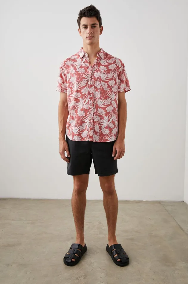 Shirts Men Rails Carson Shirt Jungle Foliage Red