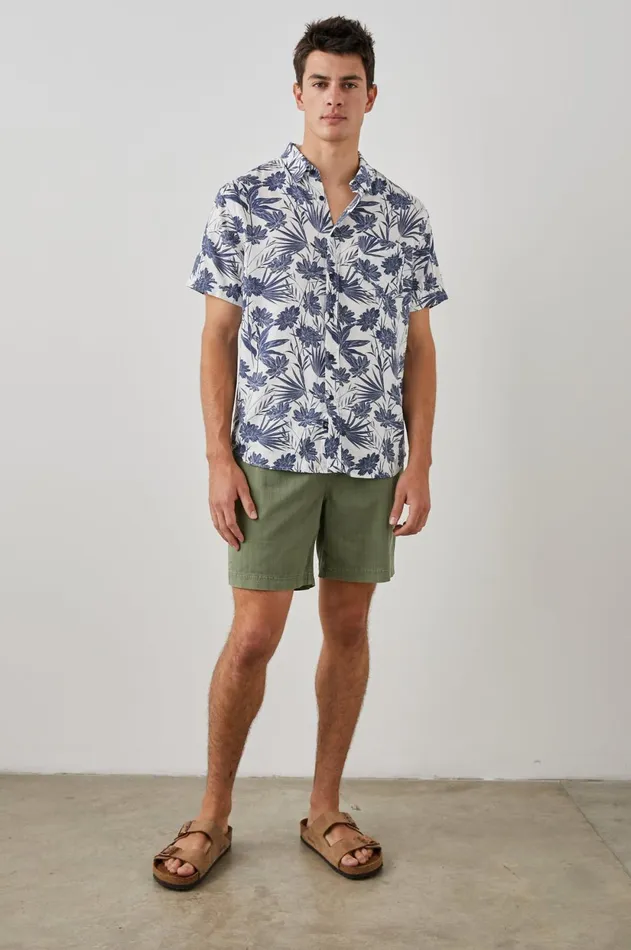 Shirts Men Rails Carson Shirt Jungle Foliage Royal