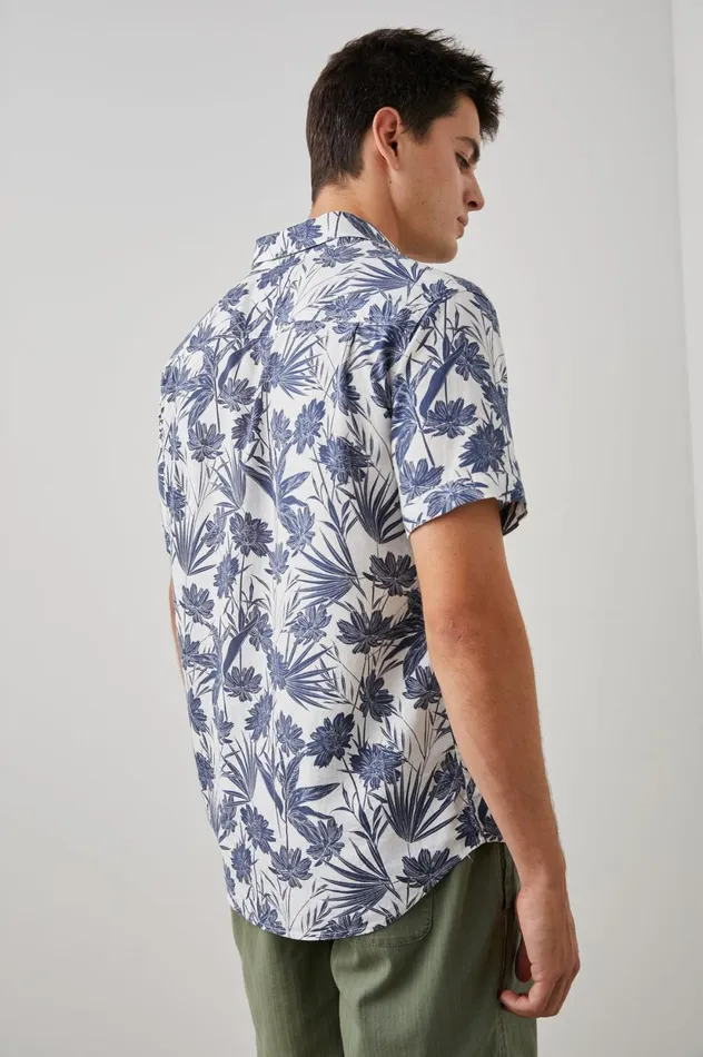 Shirts Men Rails Carson Shirt Jungle Foliage Royal