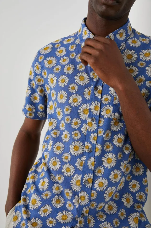 Shirts Men Rails Carson Shirt Maya Print Royal