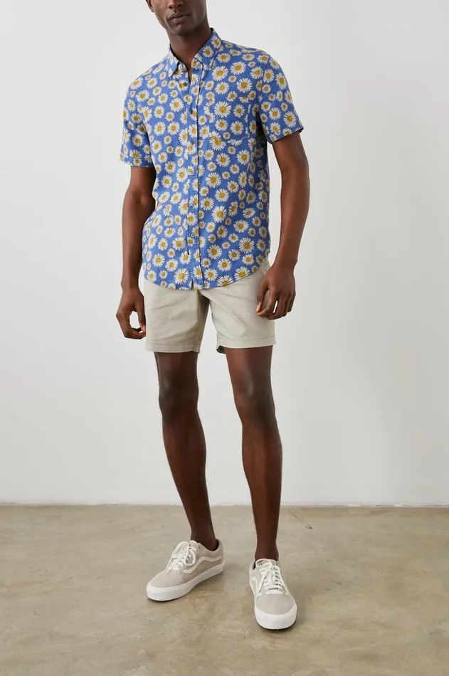 Shirts Men Rails Carson Shirt Maya Print Royal