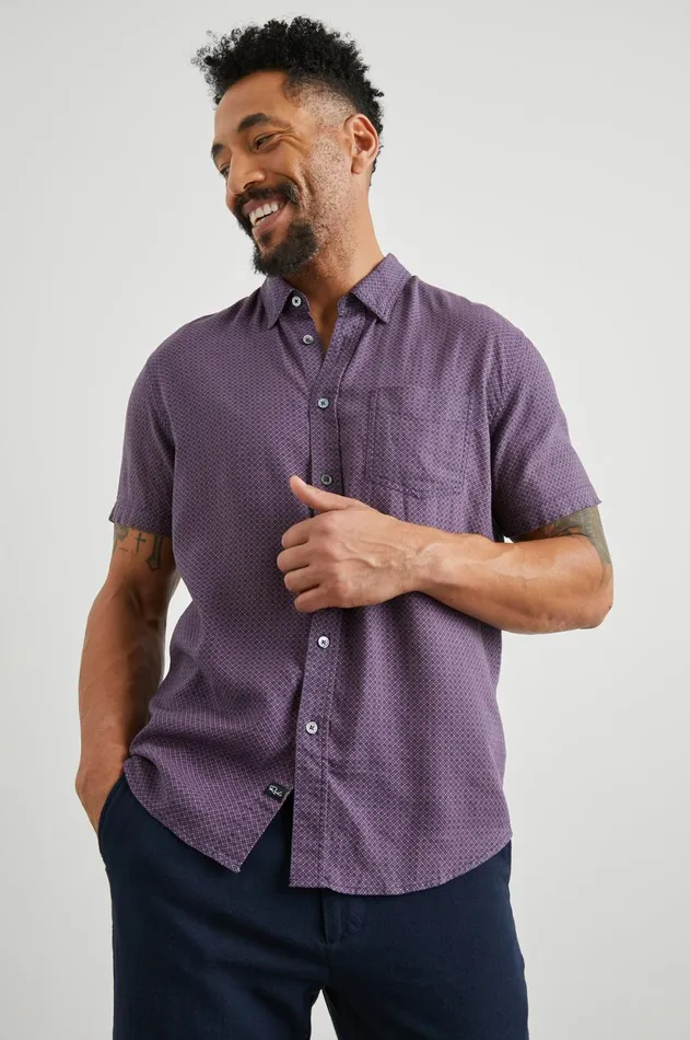 Shirts Men Rails Carson Shirt Moroccan Tile Rose
