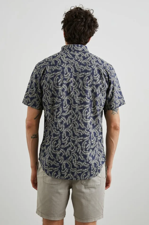 Shirts Men Rails Carson Shirt Palm Americano Navy