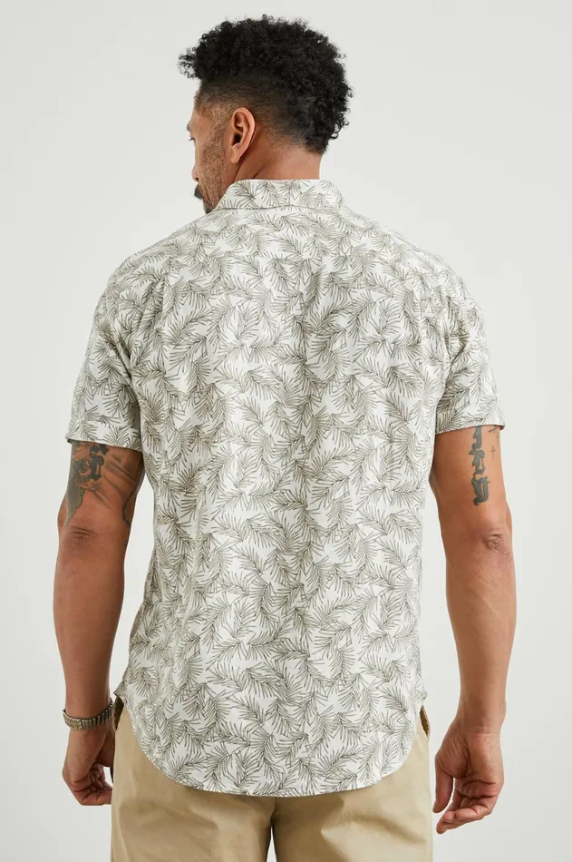 Shirts Men Rails Carson Shirt Palm Americano White
