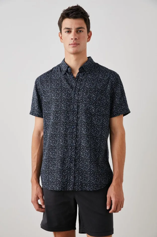 Shirts Men Rails Carson Shirt Radical Geo Black