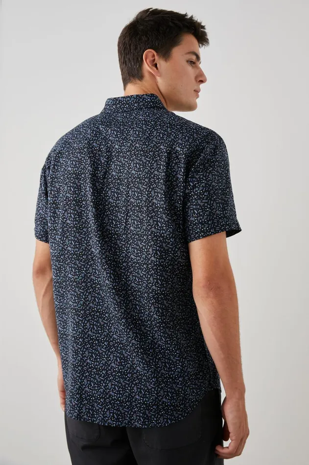 Shirts Men Rails Carson Shirt Radical Geo Black