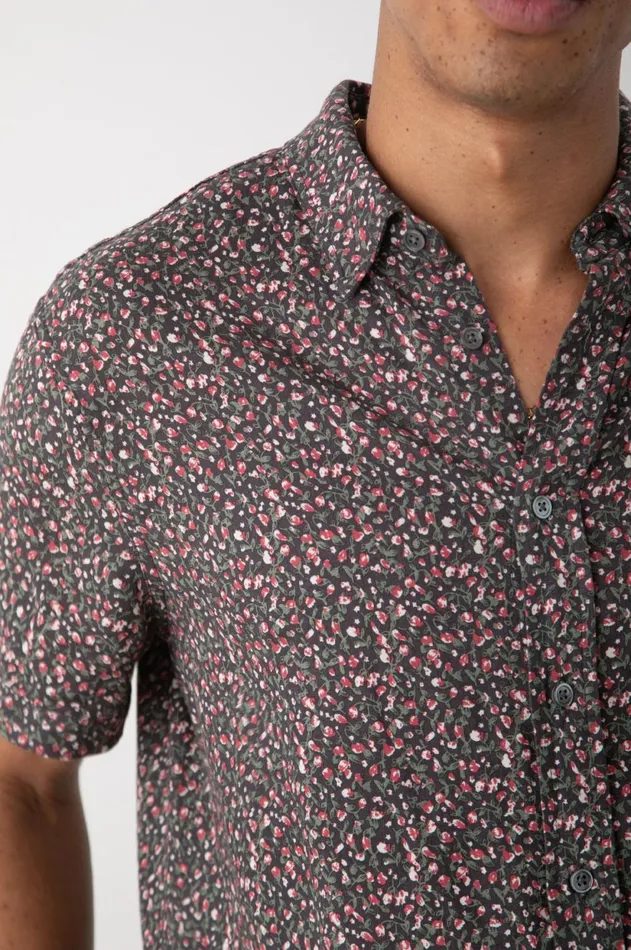 Shirts Men Rails Carson Shirt Spring Blossom Shadow Red
