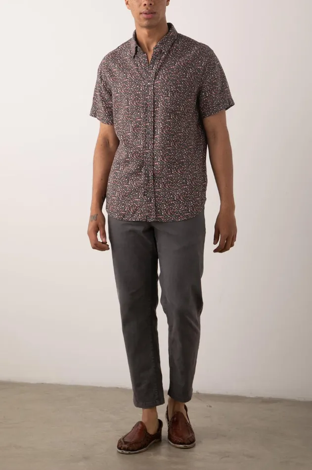 Shirts Men Rails Carson Shirt Spring Blossom Shadow Red