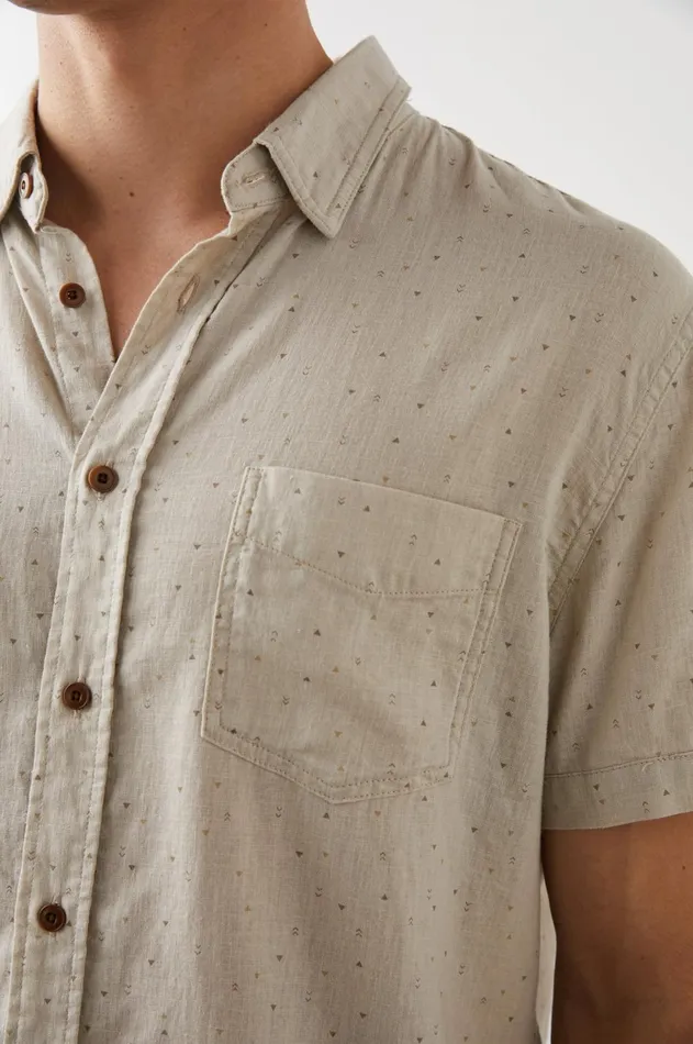 Shirts Men Rails Carson Shirt Triangle Geo Retro Paper