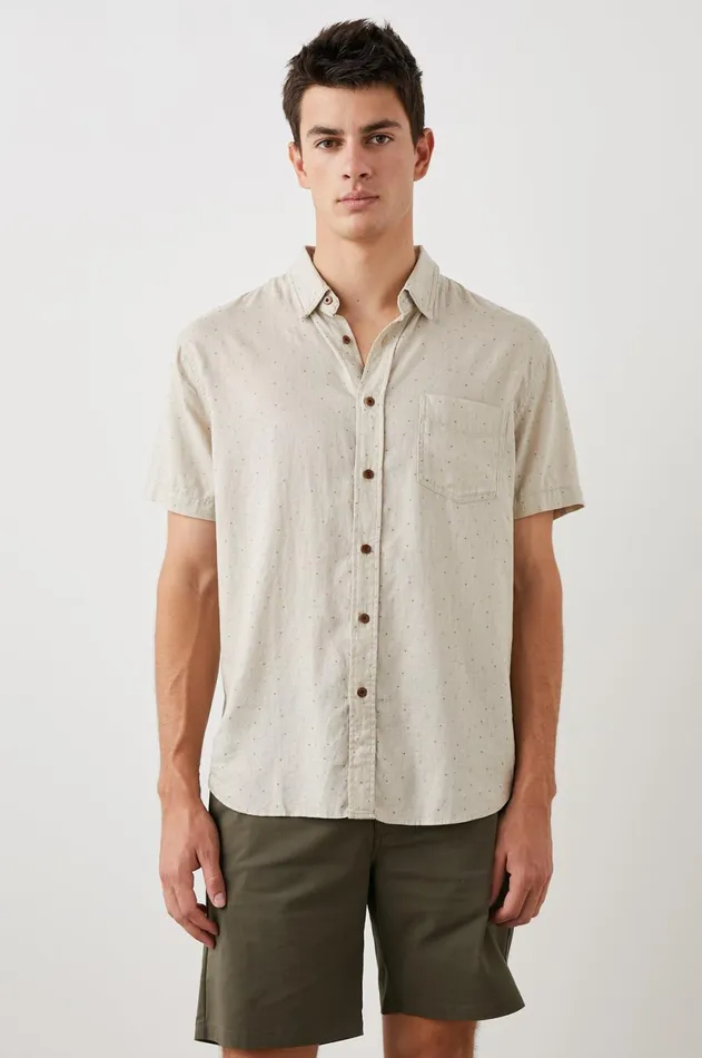 Shirts Men Rails Carson Shirt Triangle Geo Retro Paper