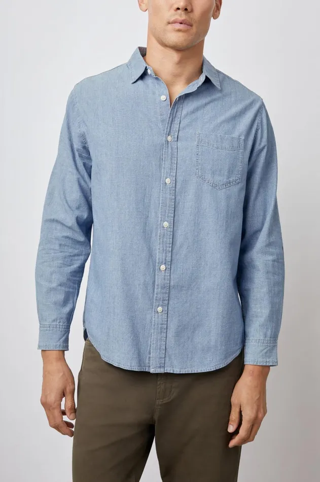 Shirts Men Rails Colton Shirt Medium Vintage Wash