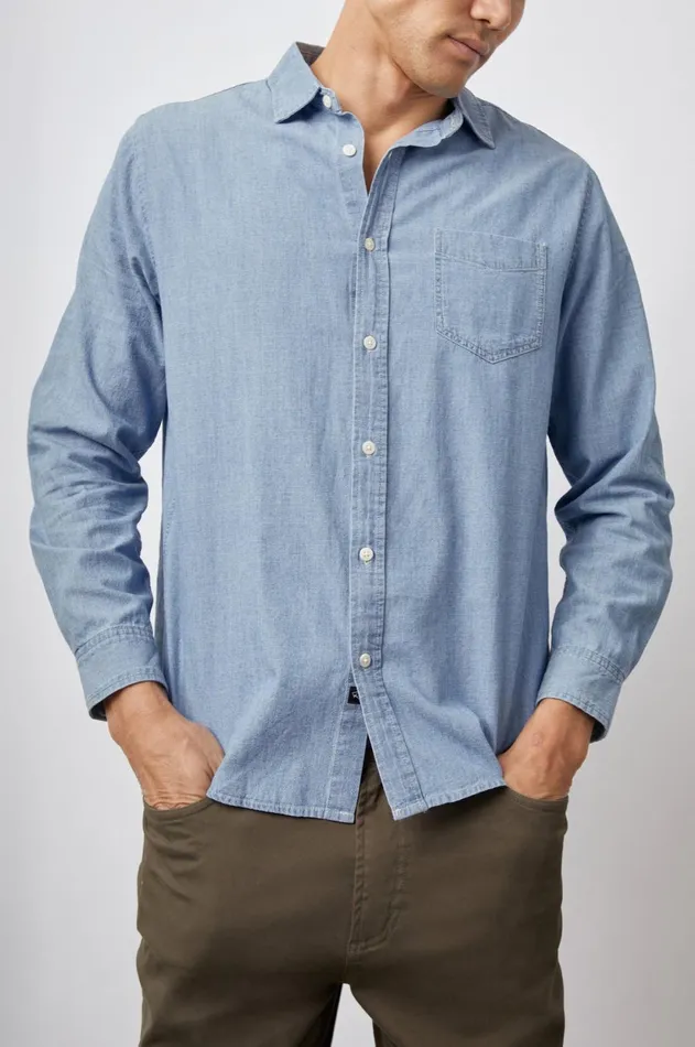 Shirts Men Rails Colton Shirt Medium Vintage Wash