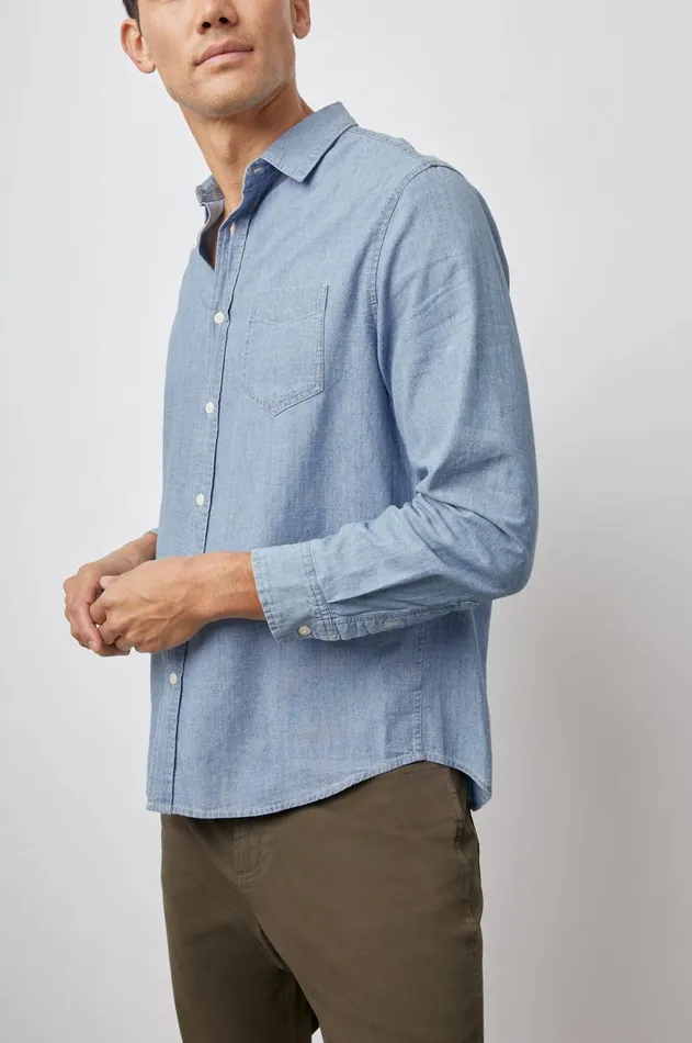 Shirts Men Rails Colton Shirt Medium Vintage Wash