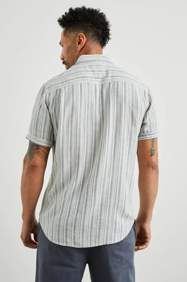 Shirts Men Rails Donnie Shirt Blue Cap Range