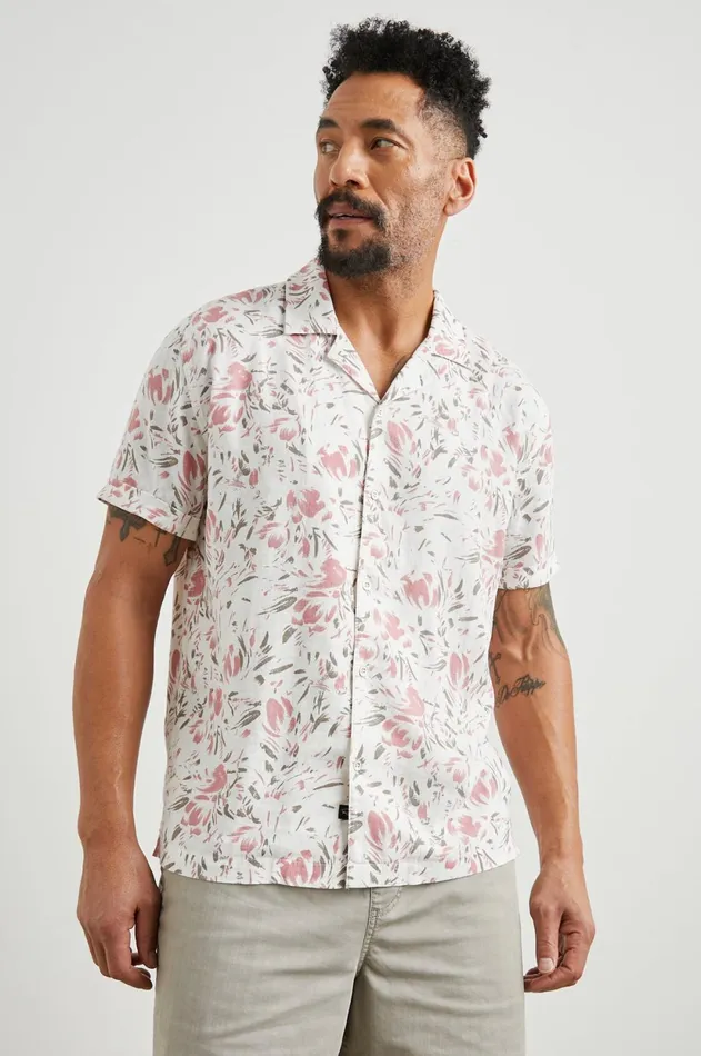 Shirts Men Rails Dresden Shirt Brush Floral White