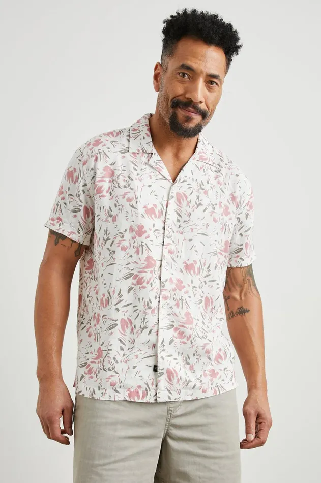 Shirts Men Rails Dresden Shirt Brush Floral White