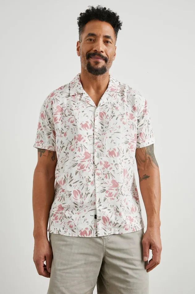 Shirts Men Rails Dresden Shirt Brush Floral White