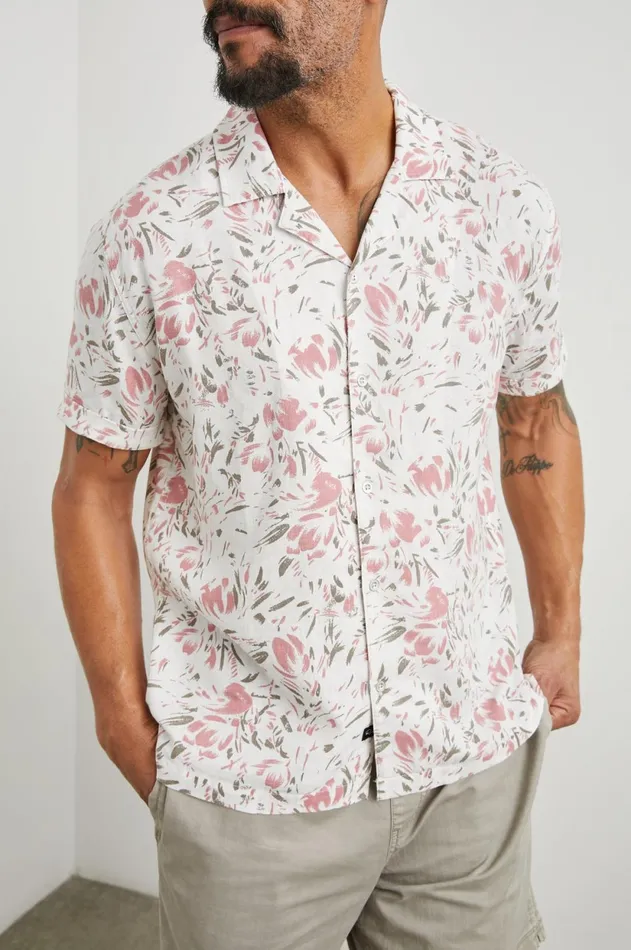 Shirts Men Rails Dresden Shirt Brush Floral White
