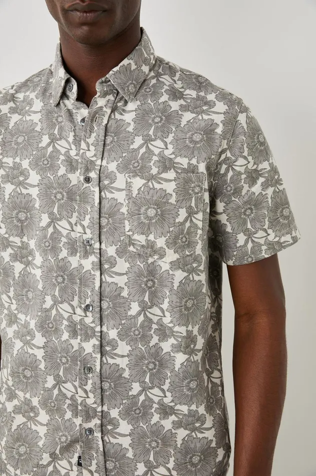Shirts Men Rails Fairfax Shirt Dappled Petal Monochrome
