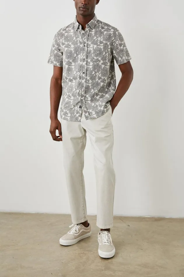 Shirts Men Rails Fairfax Shirt Dappled Petal Monochrome