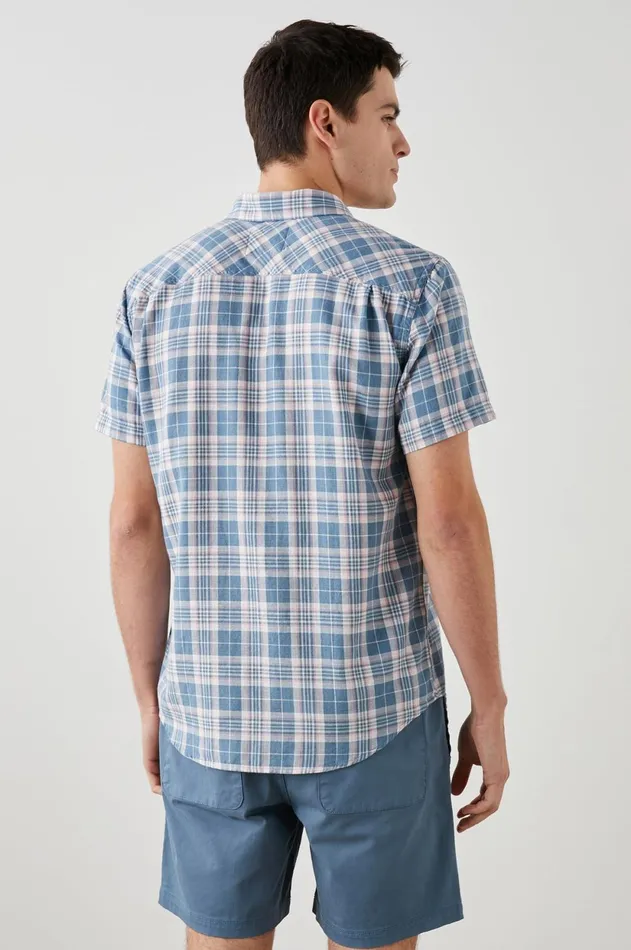 Shirts Men Rails Fairfax Shirt Mediterranean Melon Melange