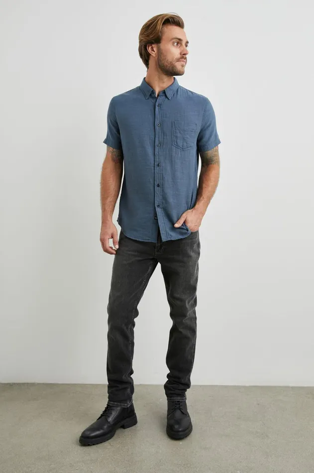 Shirts Men Rails Fairfax Shirt Sea Blue