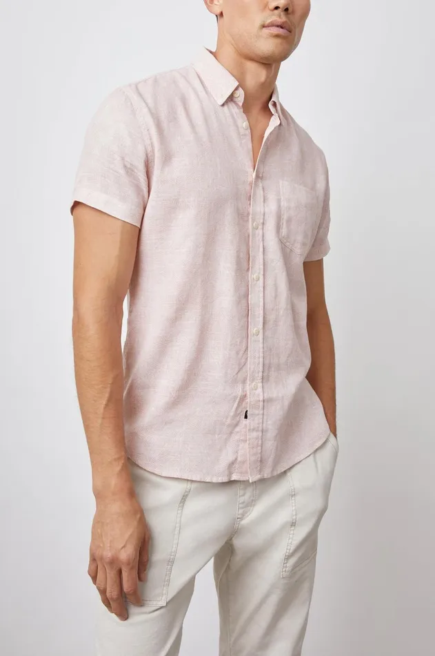 Shirts Men Rails Fairfax Shirt Sun Blush
