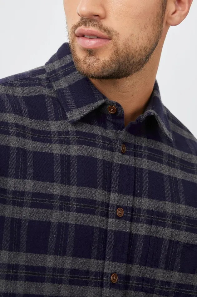 Shirts Men Rails Forrest Shirt Ancient Navy Melange