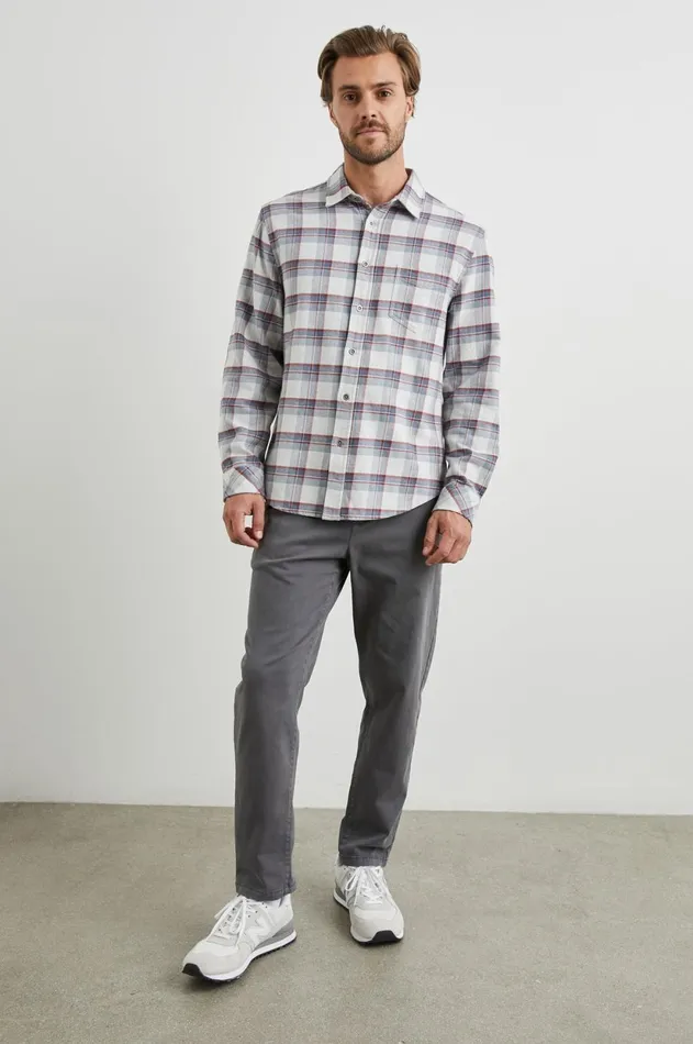 Shirts Men Rails Forrest Shirt Moab Sky Melange