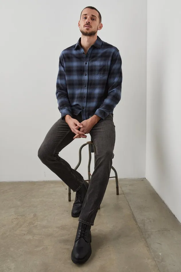 Shirts Men Rails Forrest Shirt Reflection Wraith