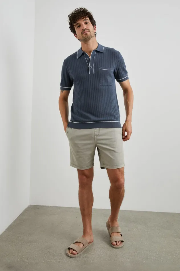 Shirts Men Rails Hardy Polo Shirt Faded Navy