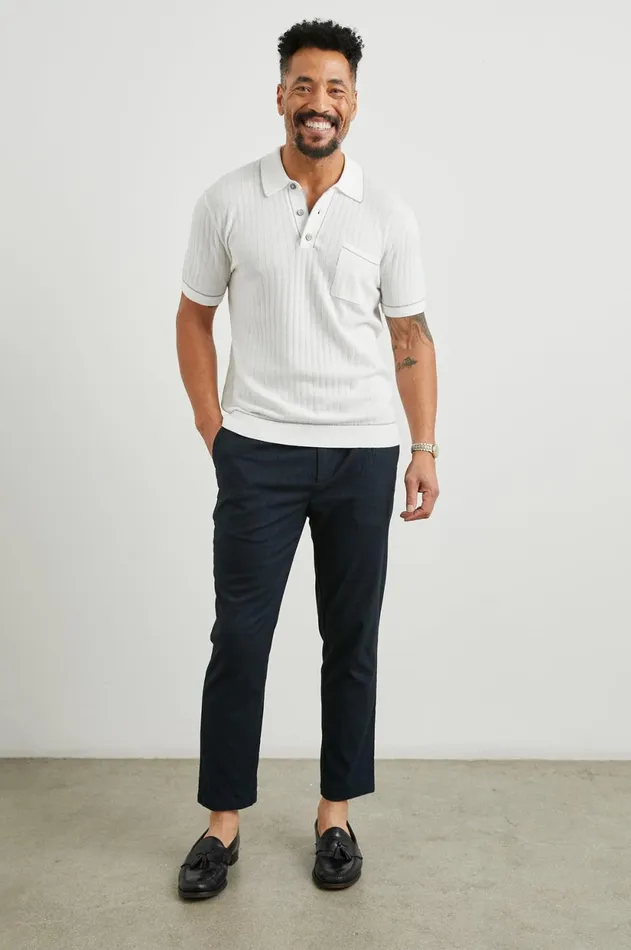 Shirts Men Rails Hardy Polo Shirt White