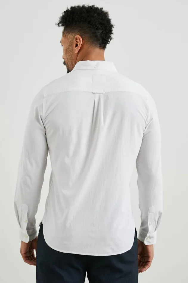 Shirts Men Rails Kendrick Shirt Pearl White
